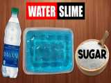 آموزش اسلایم با مایع ظرفشویی و شکر