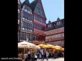 بخش تاریخی و قدیمی شهر فرانکفورت در کشور آلمان