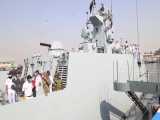فیلم استقبال از ناوگروه پاکستان در منطقه یکم نیروی دریایی ارتش