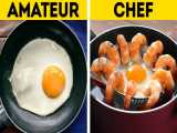 تکنیک و ترفند آشپزی:: دستورالعمل صبحانه با تخم مرغ:: ایده آشپزی