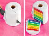 کیک کاغذی توالت - ایده های دسر - دستور العمل های کیک و شکلات