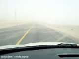 رانندگی با رنو کپچر در گردباد شن و طوفان گردوخاک