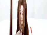 آموزش مدل مو دخترانه بافت به روش جدید- مومیس مرجع و مشاور مو 