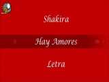 هنگ زیبا و آرام Hay Amores Letra از شکیرا