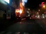 ورود کامیون آتشین به خانه مرد تهرانی