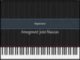 پیانوی بازی سنس اندرتیل (Sans Undertale) موزیک مگالوانیا (Megalovania)