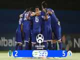خلاصه بازی استقلال ۵ - ٢ الاهلی