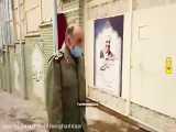 فیلمی از حضور شهید سردار حجازی در پشت صحنه برنامه تلویزیونی مرد میدان