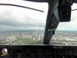 یک پرواز کامل رو از کابین خلبان مشاهده کنید ( ویدئو 360درجه ای)