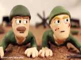 انیمیشن claymation جنگ جهانی World War اثر برادران Twin Tales