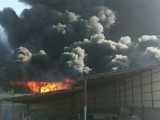 آتش سوزی وحشتناک در پردیس کرج