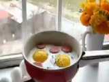 اسلایم تخم مرغ و سوسیس | اسلایم زیبا | اسلایم کیوت
