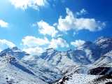 گذر زمان ( تایم لپس ) از حرکت ابر بر فراز قله الوند وشنوه