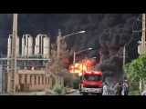آتش سوزی مهیب در کارخانه الکل شکوهیه امروز ۱۲ اردیبهشت ۱۴۰۰