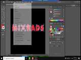 آموزش ایلاستریتور- هاشور زدن متن 