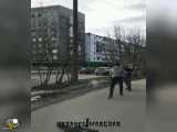 دعوای خیابانی در روسیه