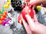 آموزش تزیین کیک - تزیین دسر - بانوان - میوه آرایی با سیب