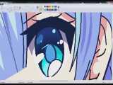 【 SpeedPaint 】 Draw Anime Girl on MS Paint - Rem 