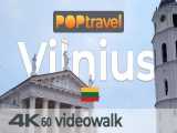 یک ساعت پیاده روی در شهر ویلنیوس کشور لیتوانی | پیاده‌رو های جهان (قسمت 7)