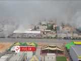 آتش سوزی گسترده در نزدیکی کارخانه نظامی در سرزمین های اشغالی