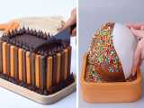نحوه تزیین کیک و دسر شکلاتی:: آموزش تزیین کیک و دسر