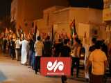 راهپیمایی شبانه مردم بحرین در حمایت از فلسطین و مسجدالاقصی