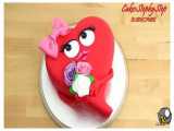 پخت کیک برا ولنتاین/عاشقانه