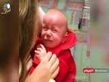 لحظه دیدنی نوزاد ناشنوایی که برای نخستین بار صدا را می‌شنود