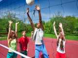 آموزش والیبال به کودکان|ورزش والیبال|آموزش والیبال( دفاع داخل زمین )