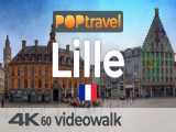 یک ساعت پیاده روی در شهر لیل فرانسه | پیاده‌رو های جهان (قسمت 78)