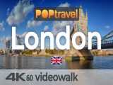 یک ساعت پیاده روی در شهر لندن انگلستان | پیاده‌رو های جهان (قسمت 84)