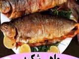طرز پخت ماهی شکم پر در فر یا ماهیتابه