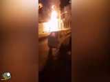 آتش سوزی شدید یک واحد کسب و کار در تهران