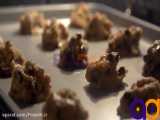 فوتیج تایم لپس پختن شیرینی Time lapse footage baking sweets