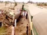 ۳۰ کشته و ۵۰ زخمی بر اثر تصادف ۲ قطار در پاکستان