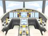 پروژه افترافکت مجموعه موشن گرافیک کابین خلبان Cockpit Interior Animation