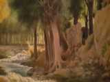 مستند ویدئویی از تابلو نقاشی دهکده دماوند اثر کمال الملک در موزه مجلس 