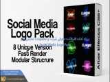 پروژه آماده افترافکت : لوگو شبکه های اجتماعی Social Media Logo Pack 198041