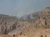 آتش سوزی کوه حاتم بر اثر فعالیت کوره های زغال سنگ 