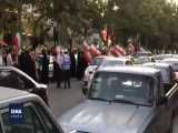 جشن پیروزی هواداران رئیسی در قم و مشهد 