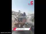 فیلم لحظه تصادف مرگبار در اتوبان قم-تهران
