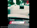 فیلم لحظه شهادت یک پلیس در تعقیب و گریز خیابان های مشهد