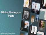 پروژه افترافکت مجموعه پست اینستاگرام مینیمال Minimal Instagram Posts