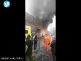 انفجار بزرگ در گاراژی زیر ایستگاه قطار Elephant  Castle در لندن
