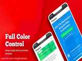 پروژه افترافکت تیزر تبلیغاتی اپلیکیشن Colorful Mobile App Promotion