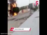 لحظه انفجار ترانس برق در خوزستان
