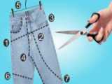 ترفندهای دخترانه لباس : استفاده دوباره از شلوار جین