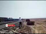 حادثه فرار قطار باری در مسیر ده نمک -یاتری هیچ خسارتی نداشت