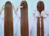 بافت موی دخترانه - آموزش بافت مو بلند دخترانه