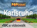 یک ساعت پیاده روی در شهر کارلسروهه آلمان | پیاده‌رو های جهان (قسمت 228)